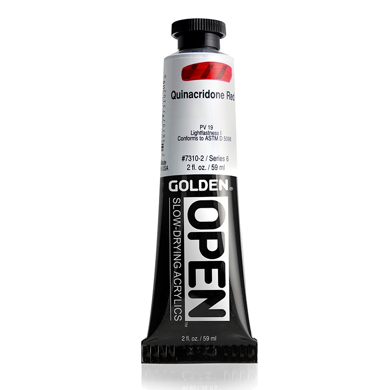 Golden Open Acrylic 59 ml 7310 Quinacridone Red S6