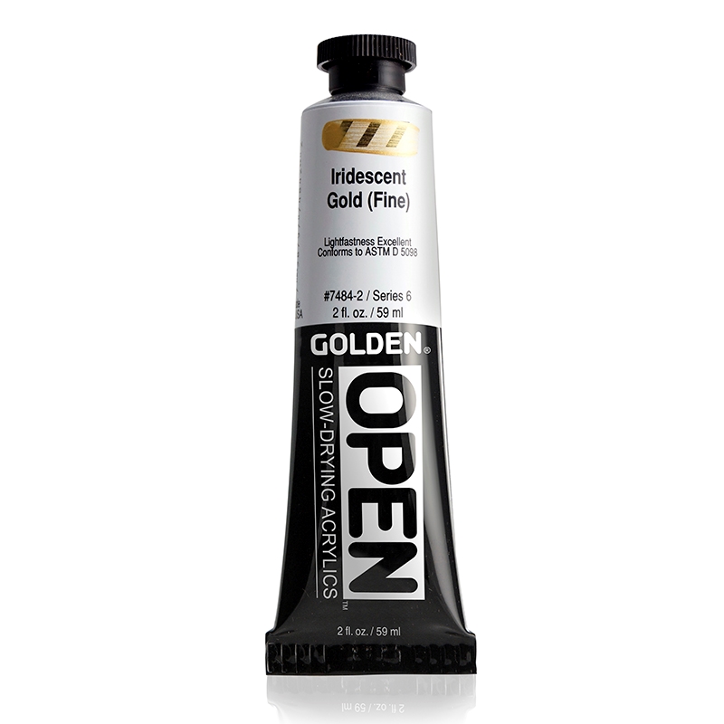 Golden Open Acrylic 59 ml 7484 Iridescent Gold (Fine) S6