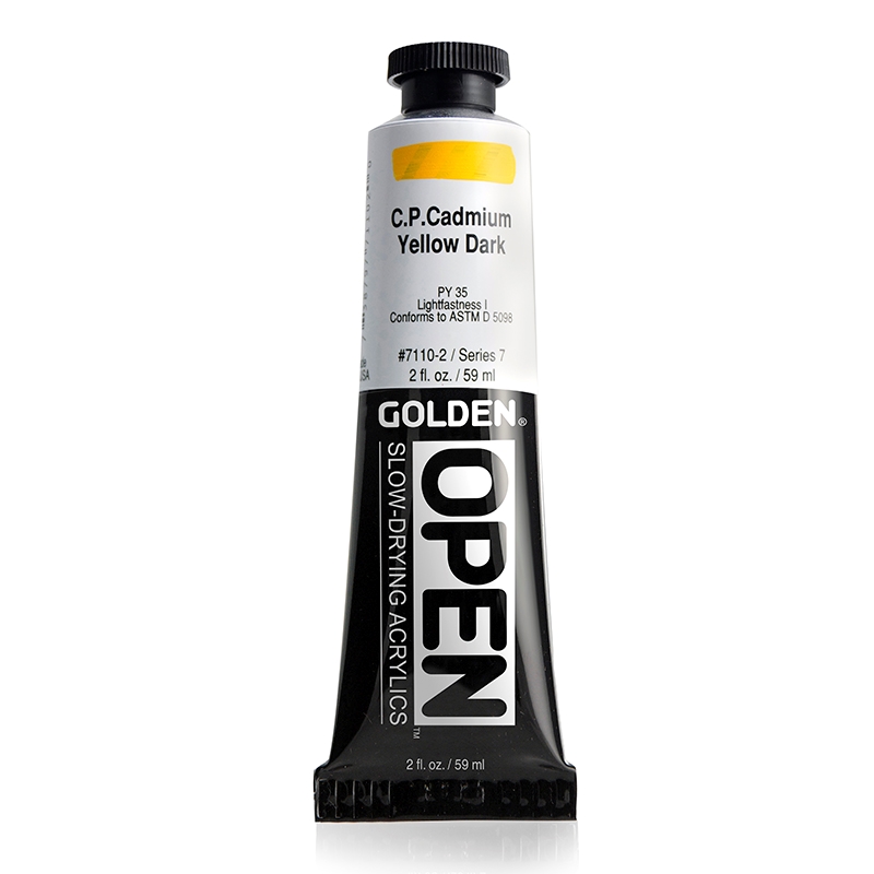 Golden Open Acrylic 59 ml 7110 Cadmium Yellow Dark S7