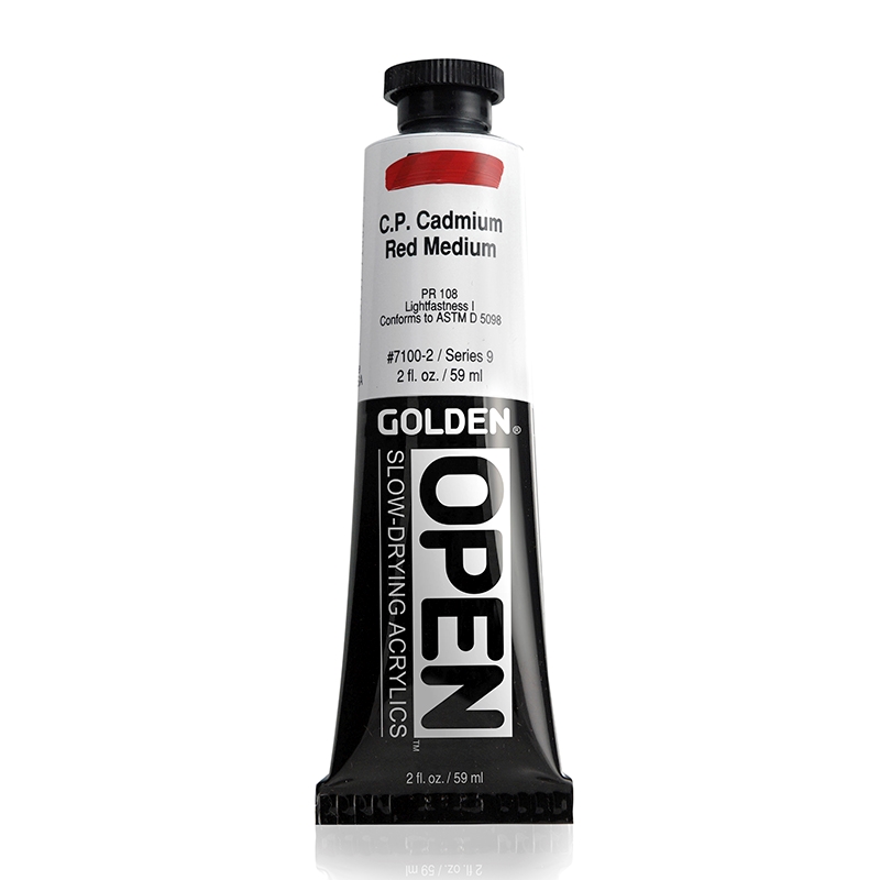 Golden Open Acrylic 59 ml 7100 C.P.Cadmium Red Medium S9