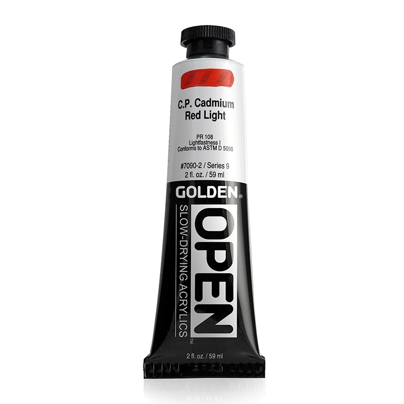 Golden Open Acrylic 59 ml 7090 C.P.Cadmium Red Light S9