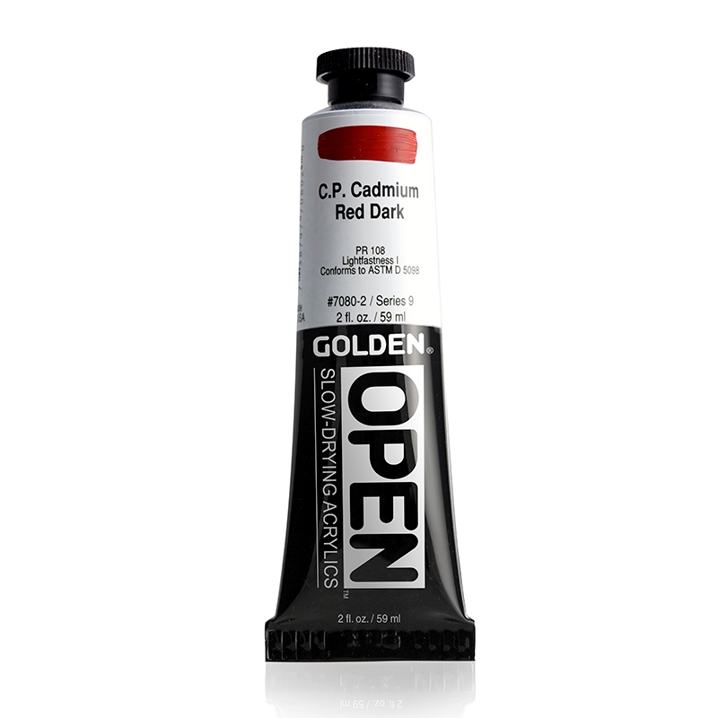 Golden Open Acrylic 59 ml 7080 C.P.Cadmium Red Dark S9