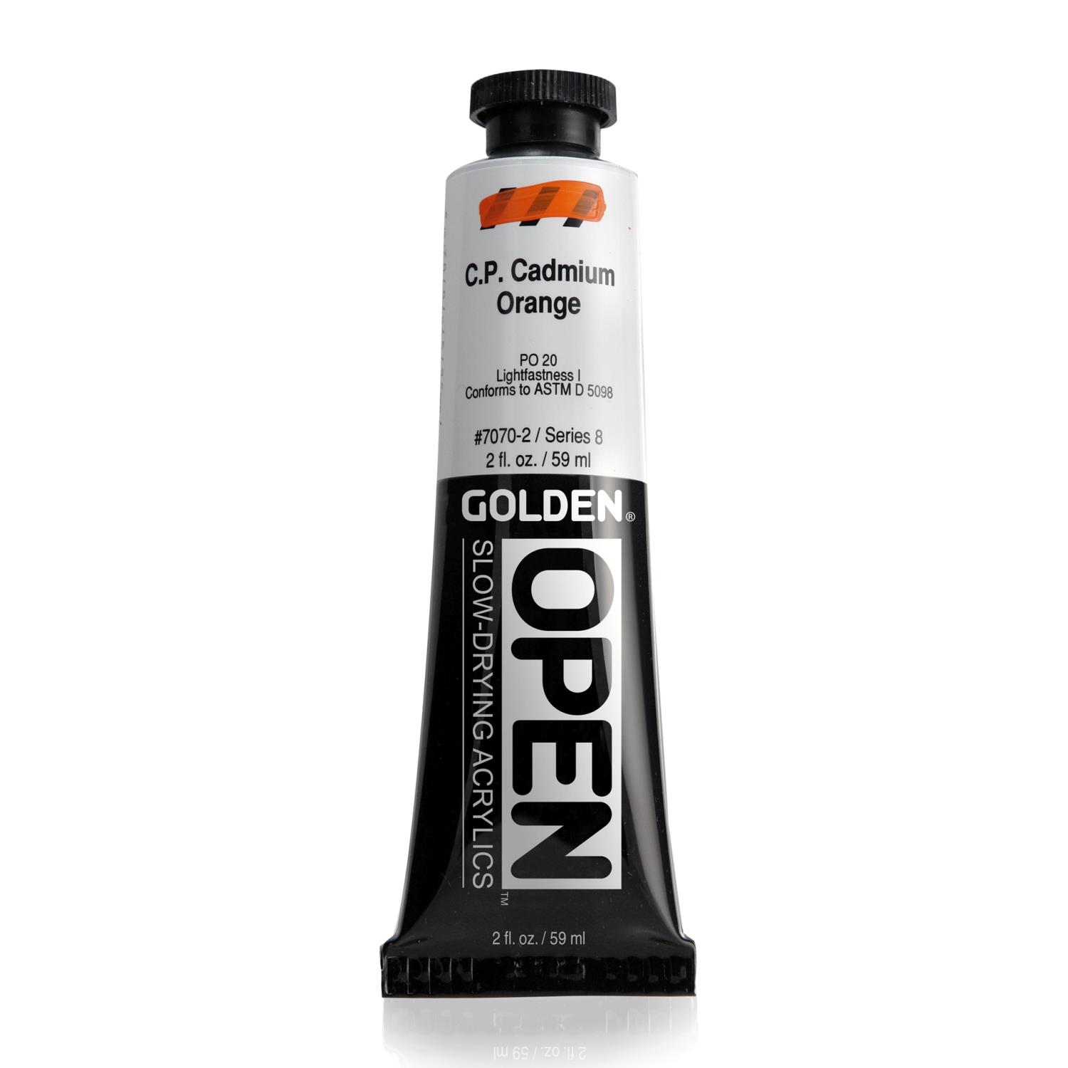 Golden Open Acrylic 59 ml 7070 C.P.Cadmium Orange S8