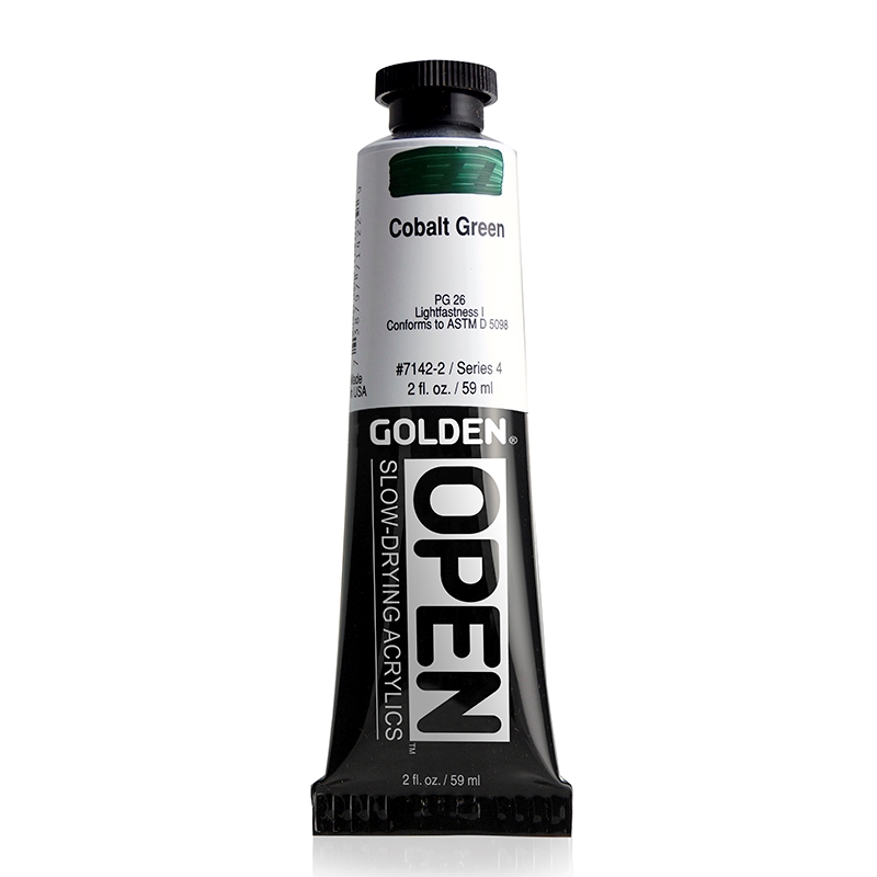 Golden Open Acrylic 59 ml 7142 Cobalt Green S4