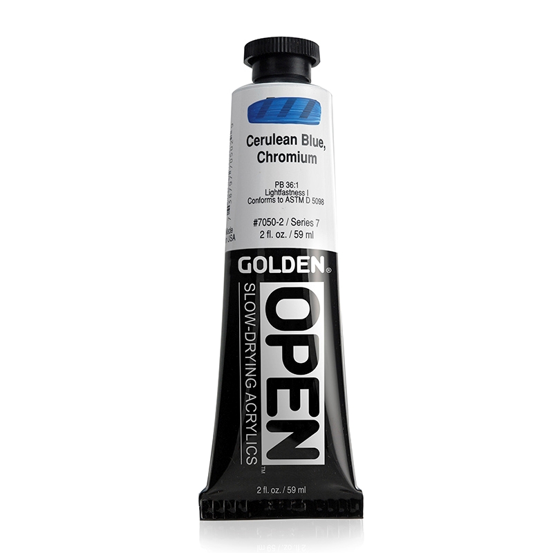 Golden Open Acrylic 59 ml 7050 Cerulean Blue Chromium S7