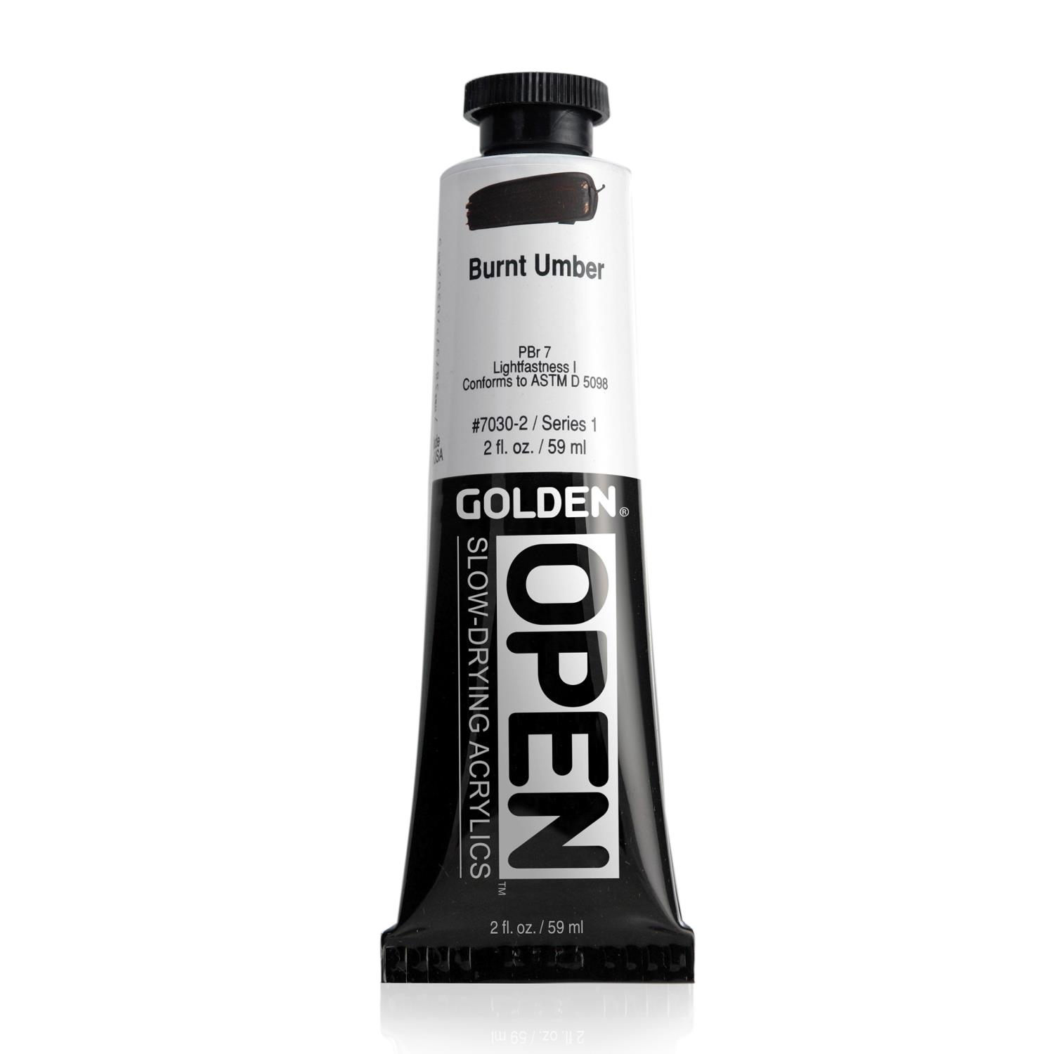 Golden Open Acrylic 59 ml 7030 Burnt Umber S1
