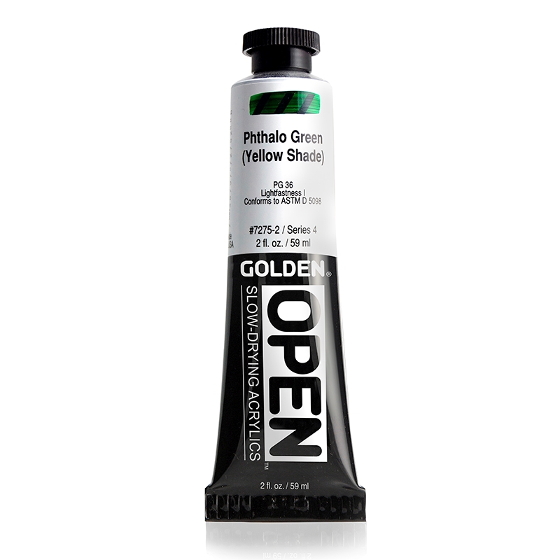 Golden Open Acrylic 59 ml 7275 Phthalo Green Yellow Shade S4