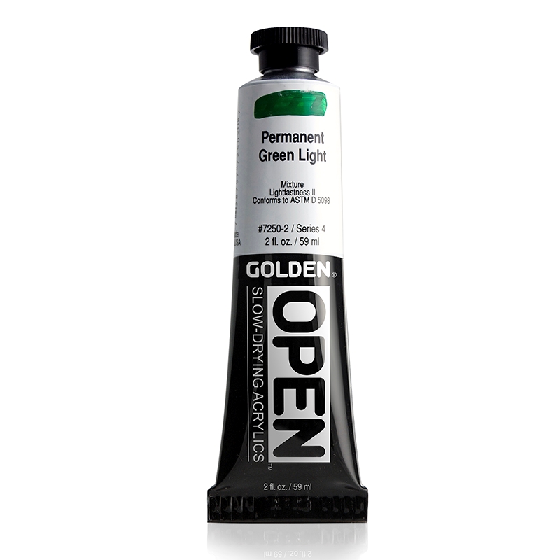 Golden Open Acrylic 59 ml 7250 Permanant Green Light S4