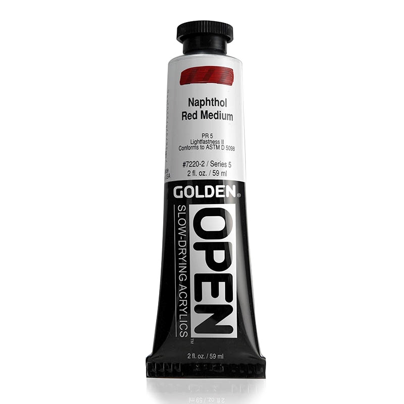 Golden Open Acrylic 59 ml 7220 Naphthol Red Medium S5