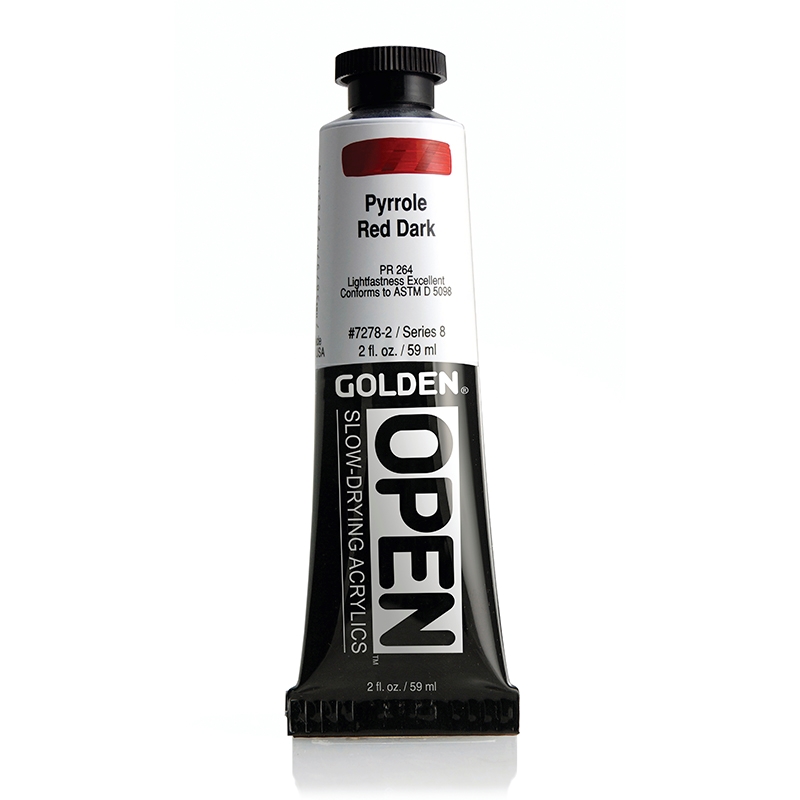 Golden Open Acrylic 59 ml 7278 Pyrrole Red Dark S8