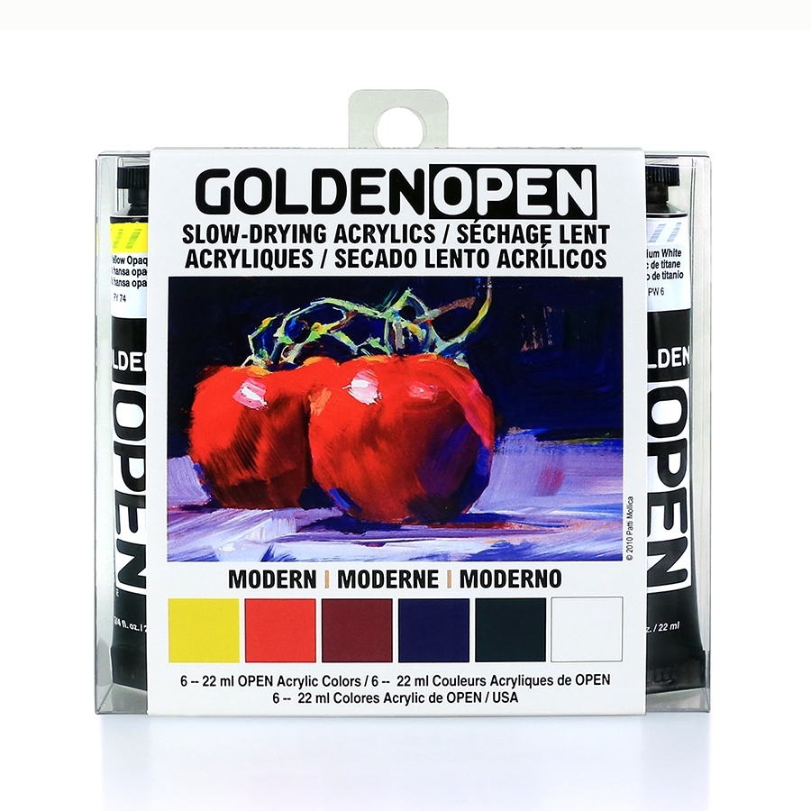 Golden Open Acrylic set Intro Modern