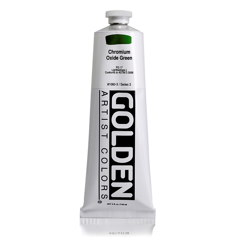 Golden Heavy Body Acrylic 148ml 1060 Cromium Oxide Green S3