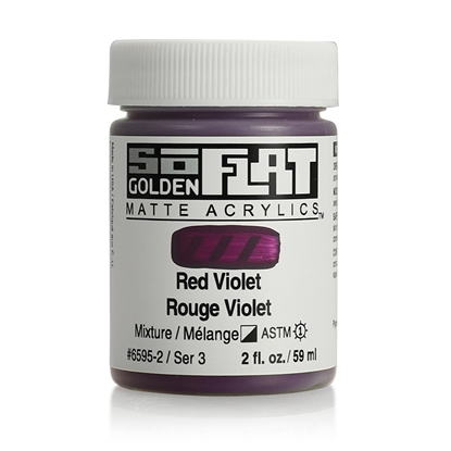 Golden SoFlat Acrylic 59ml 6595 Red Violet S3