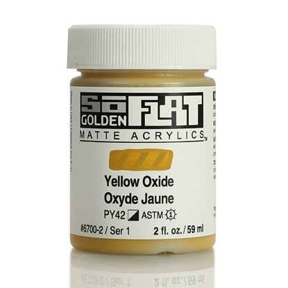 Golden SoFlat Acrylic 59ml 6700 Yellow Oxide S1