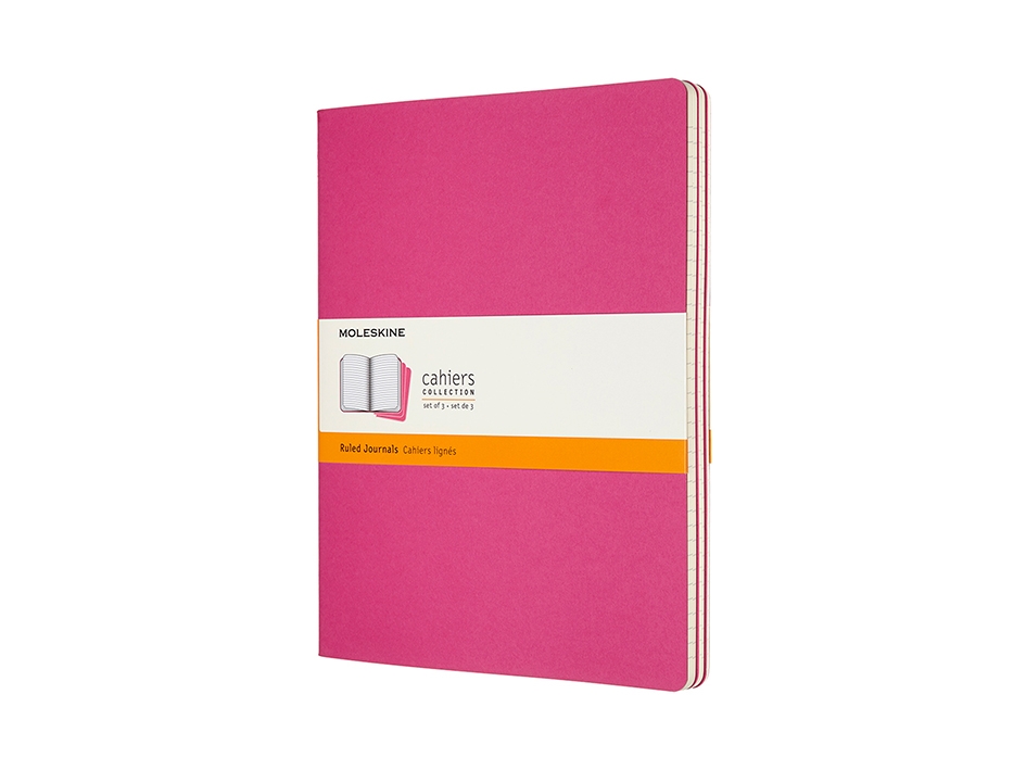 Moleskine Cahier Journal - Ruled Kinetic Pink 19x25