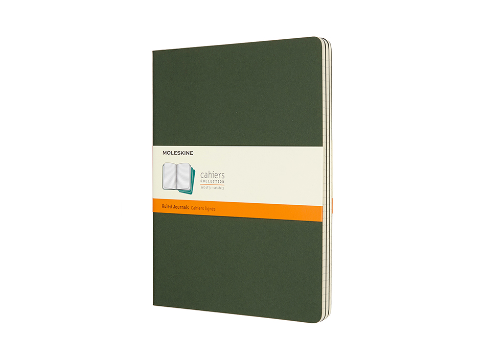Moleskine Cahier Journal - Ruled Myrtle Green 19x25