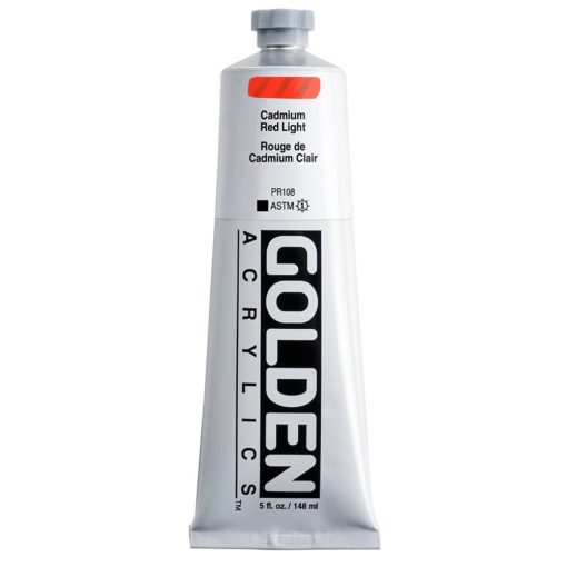 Golden Heavy Body Acrylic 148ml 1090-3 Cadmium Red Light S9