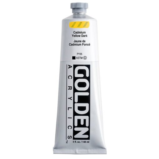 Golden Heavy Body Acrylic 148ml 1110-3 Cadmium Yellow Dark S7
