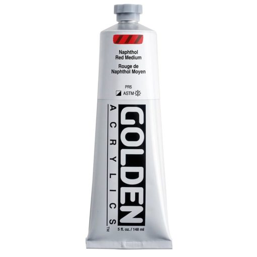 Golden Heavy Body Acrylic 148ml 1220-3 Naphthol Red Medium S5