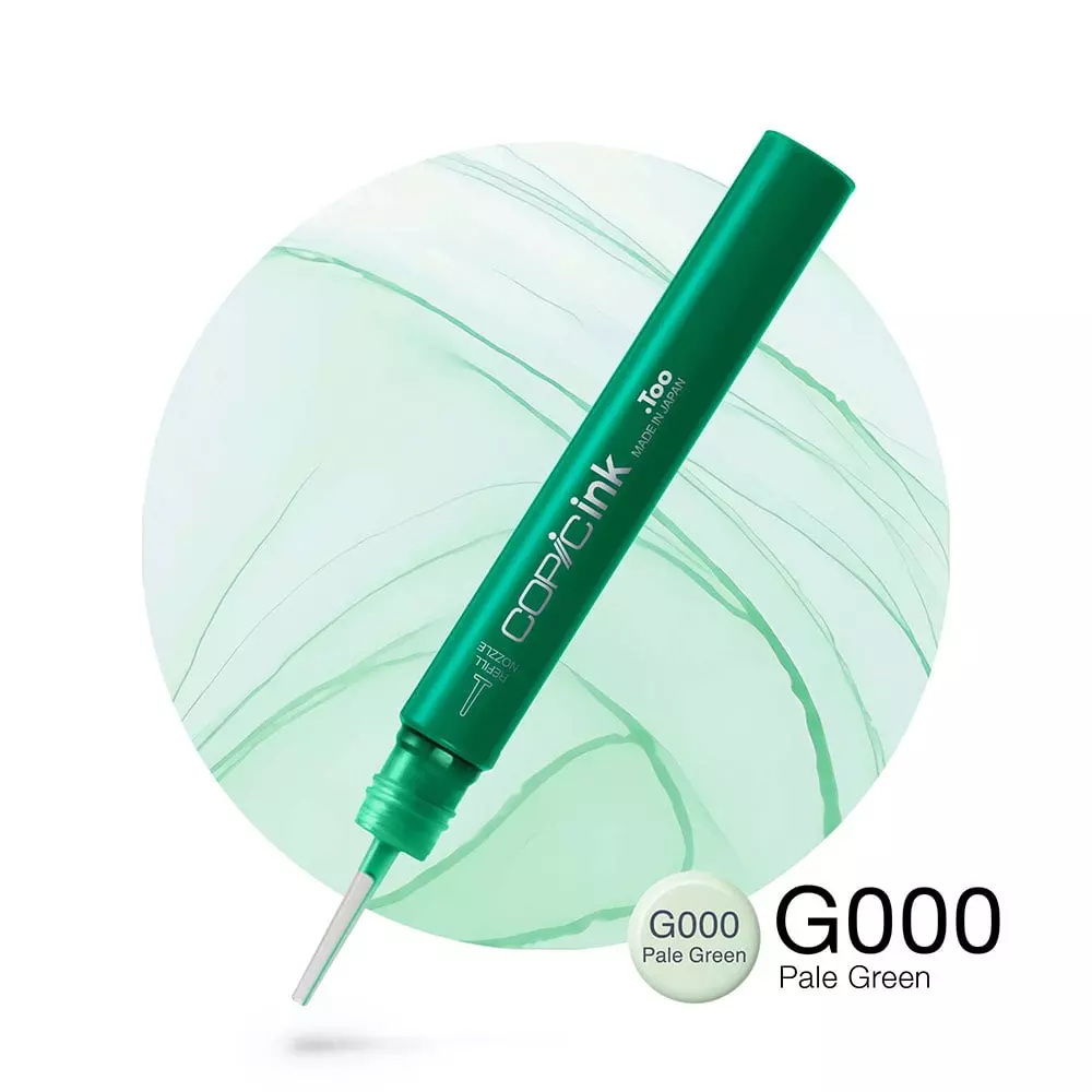 Copic Ink 12ml - G000 Pale Green