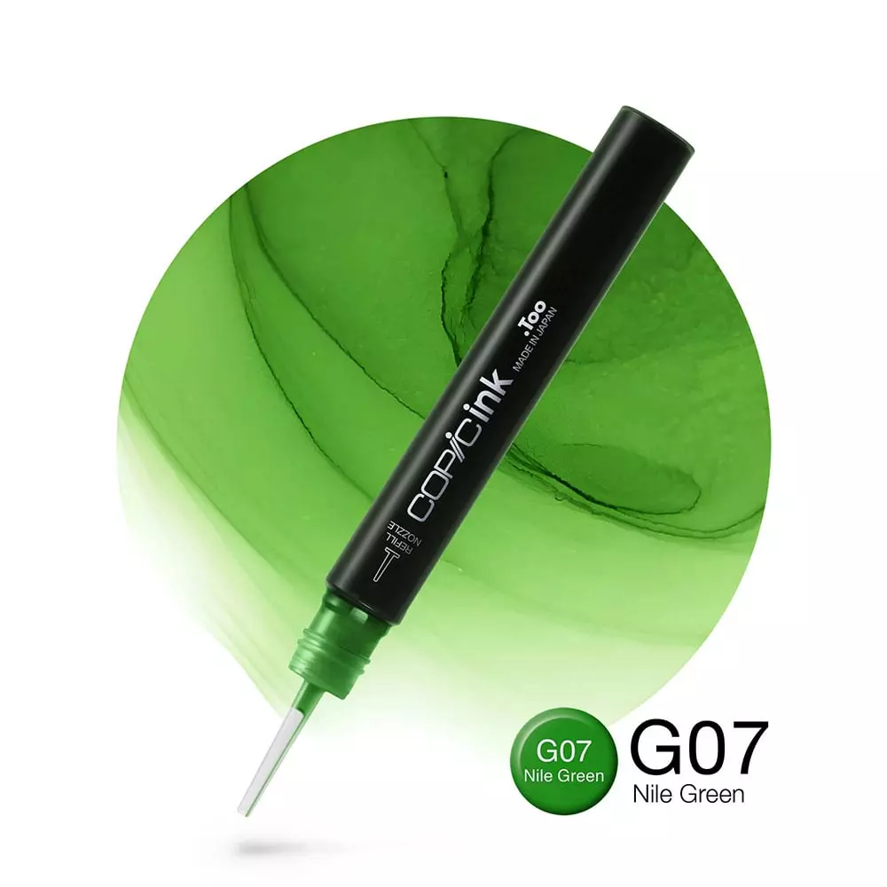 Copic Ink 12ml - G07 Nile Green