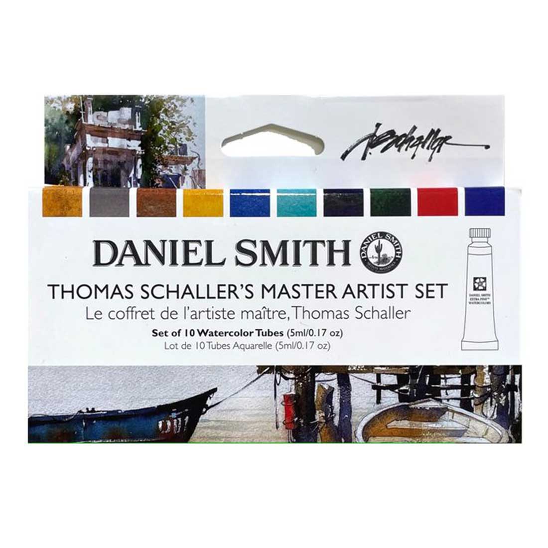 Daniel Smith Extra fine Watercolors 5 ml Tubes - Thomas Schaller`s Master Artist Set - 10 Tubes