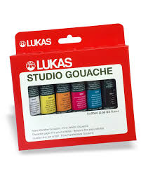 Lukas Gouache Studio set 6x20ml