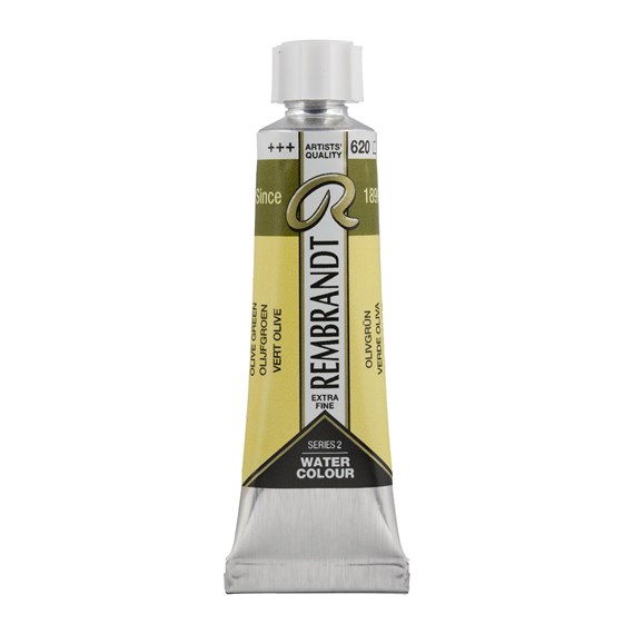 Rembrandt Watercolour 10ml tube - 620 Olive Green S2