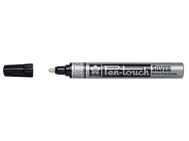 Sakura Pen Touch - F 2,0mm Sølv
