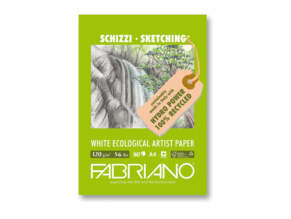 Fabriano Sketching Eco Artist paper 120gr. A4