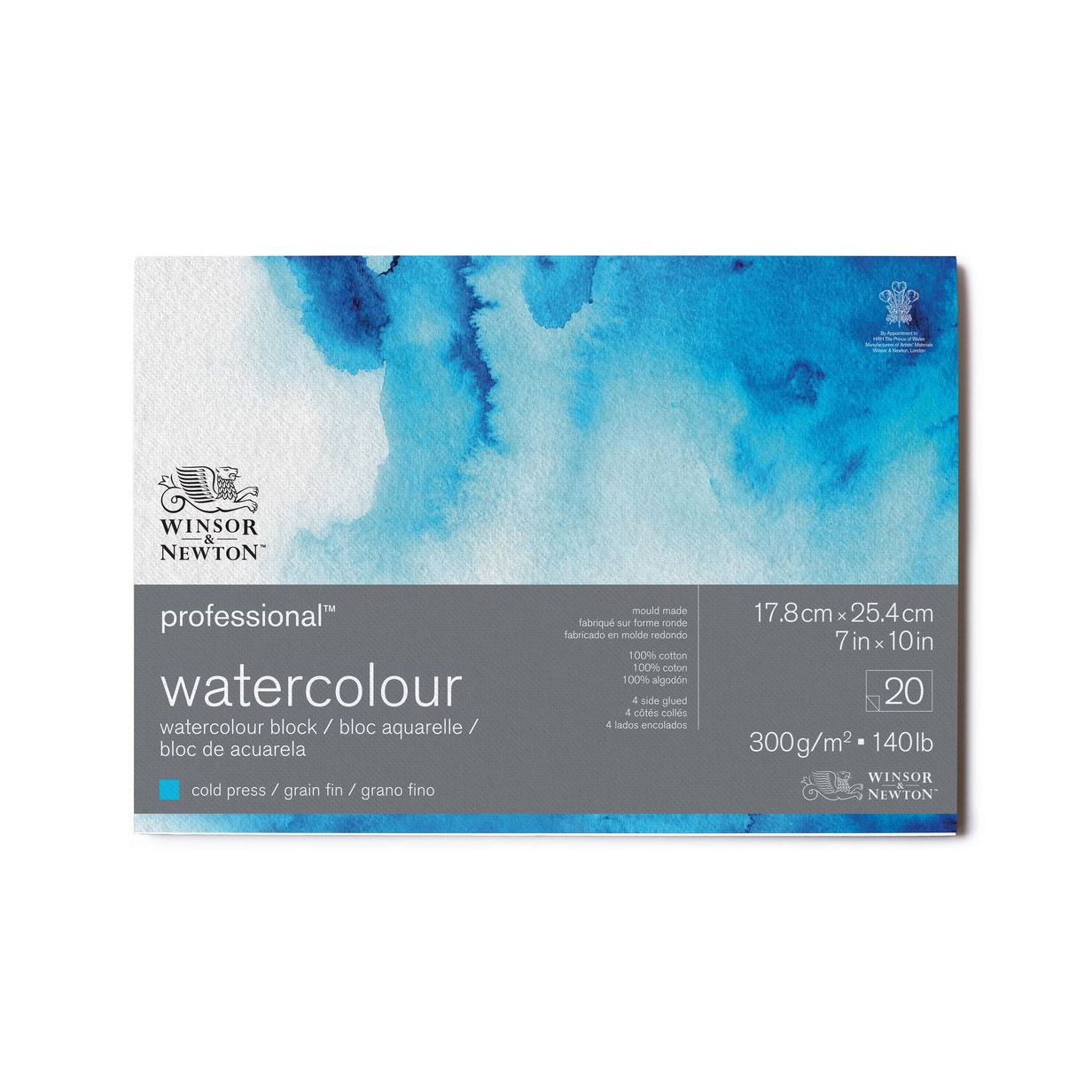 W&N Watercolour Pad Premium 18x25 Cold Pressed