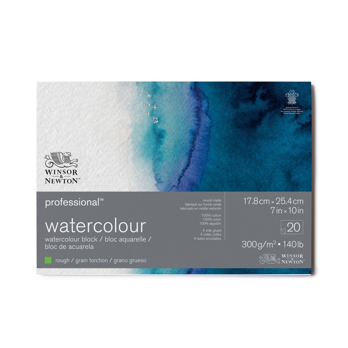 W&N Watercolour Pad Premium 18x25 Rough