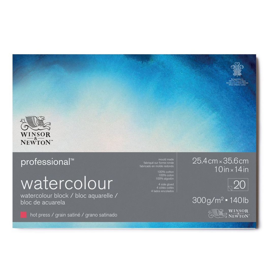 W&N Watercolour Pad Premium 26x36 Satin