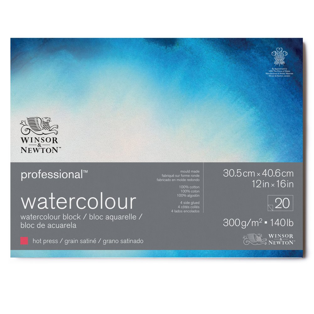 W&N Watercolour Pad Premium 31x41 Satin
