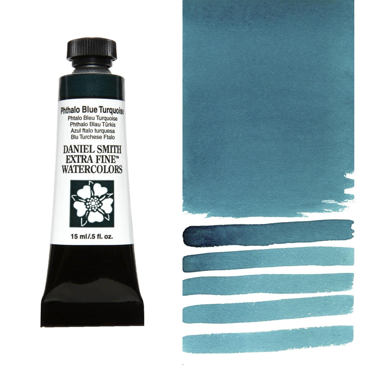 Daniel Smith Extra fine Watercolors 15 ml ml 247 Phthalo Blue Turquoise S2