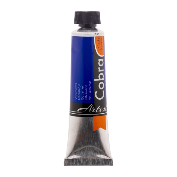 Talens Cobra Water Mixable Oil 40 ml 504 Ultramarine S2