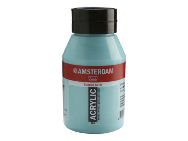 Talens Amsterdam Acrylic 1000 ml 661 Turquoise Green