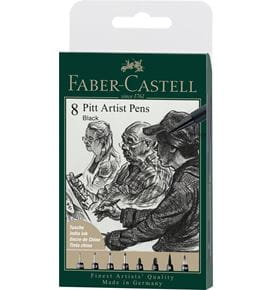 Faber-Castell Pitt Black set 8 Artist