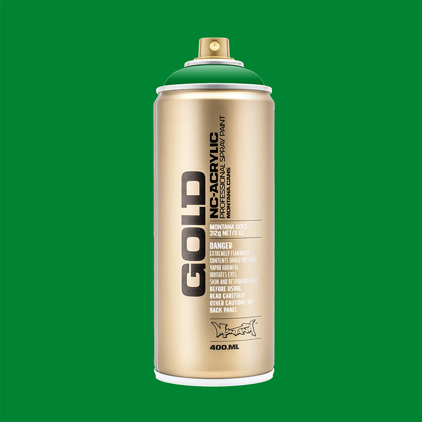 Montana GOLD Acrylic Spray 400ml G6050 Greenery