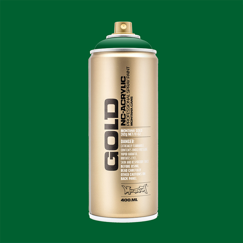 Montana GOLD Acrylic Spray 400ml G6060 Fern Green