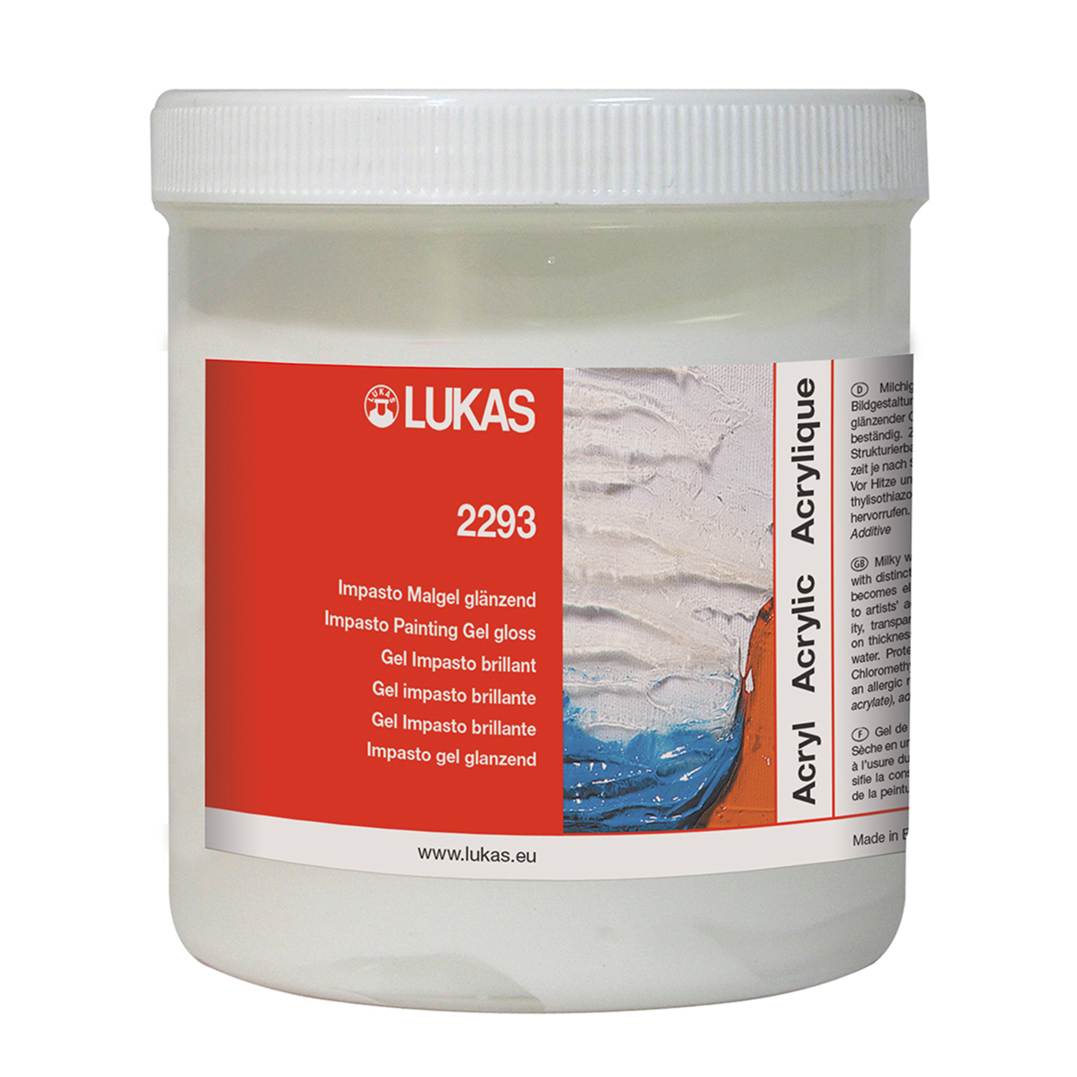 Lukas 2293 250 ml Impasto gel gloss