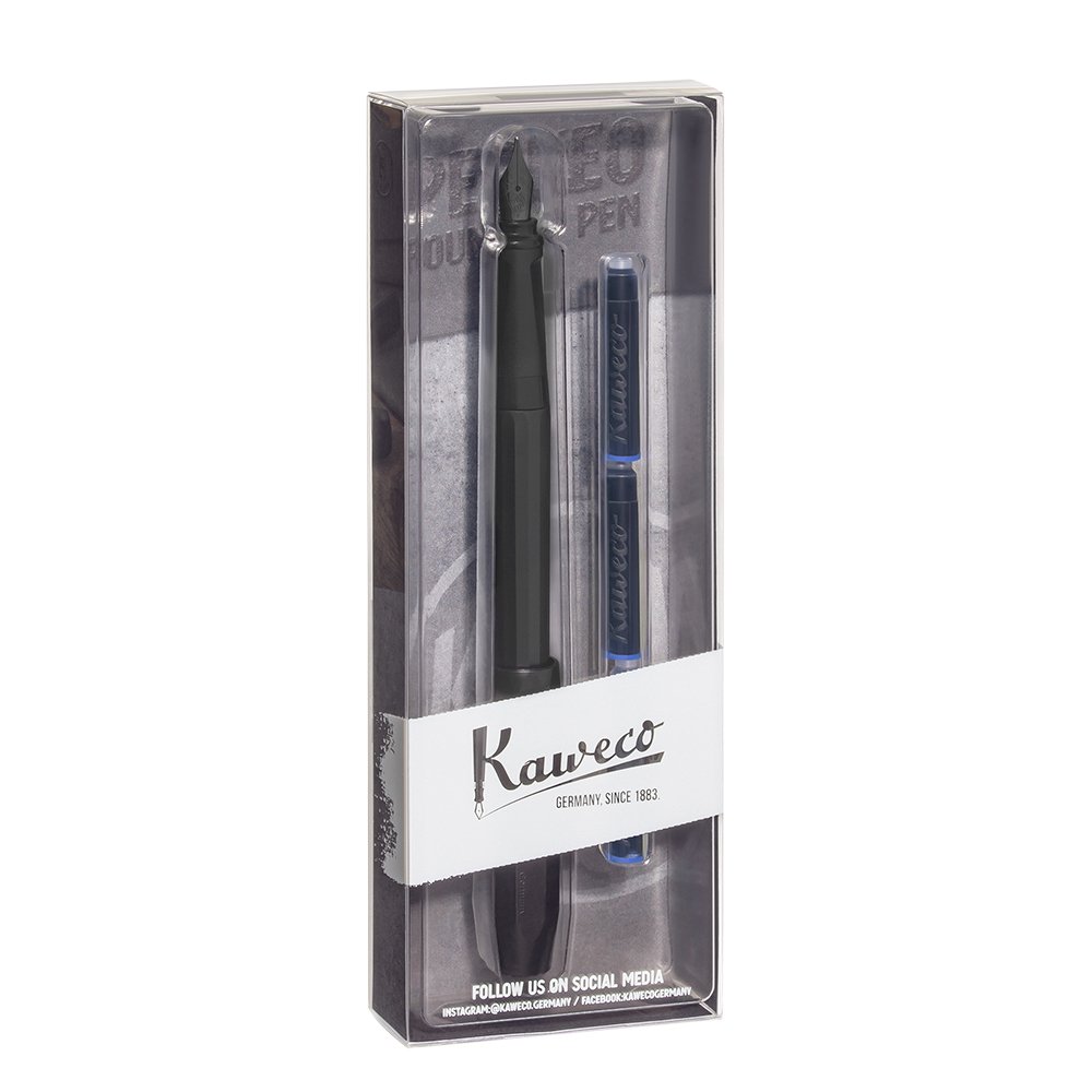 Kaweco fyllepenn F 0.7mm – All Black