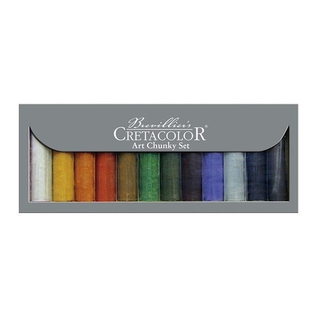 Creatcolor Art Chunky Colored Charcoal 12+1