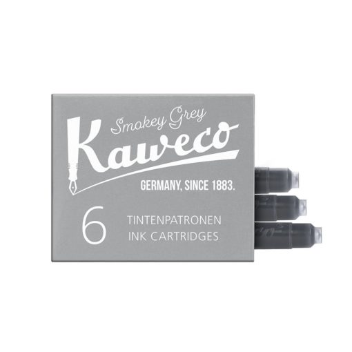 Kaweco blekkpatron Smokey Grey 6pk.