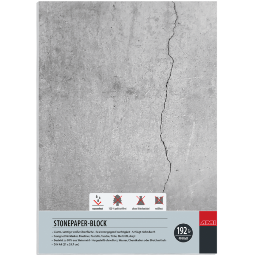 Stonepaper blokk 192gr. A3 40 ark