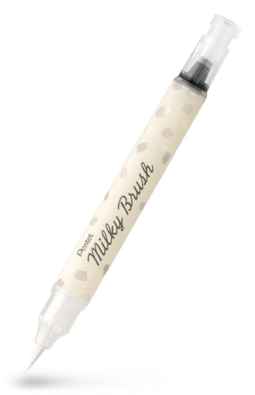 Pentel Mliky Brush White