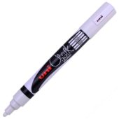 Uni Chalk Marker White