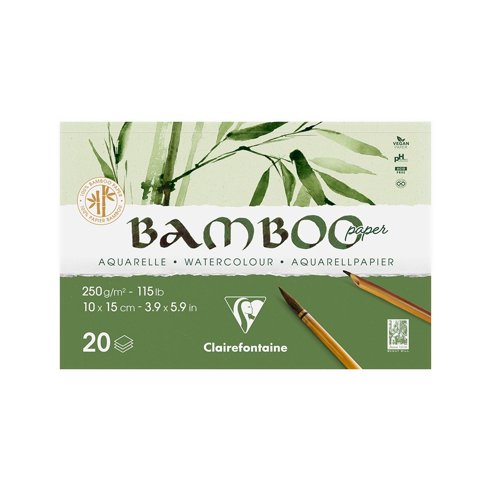 Clairefontaine Bamboo Watercolour 250gr. 10x15