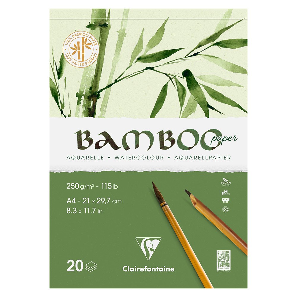 Clairefontaine Bamboo Watercolour 250gr. A4
