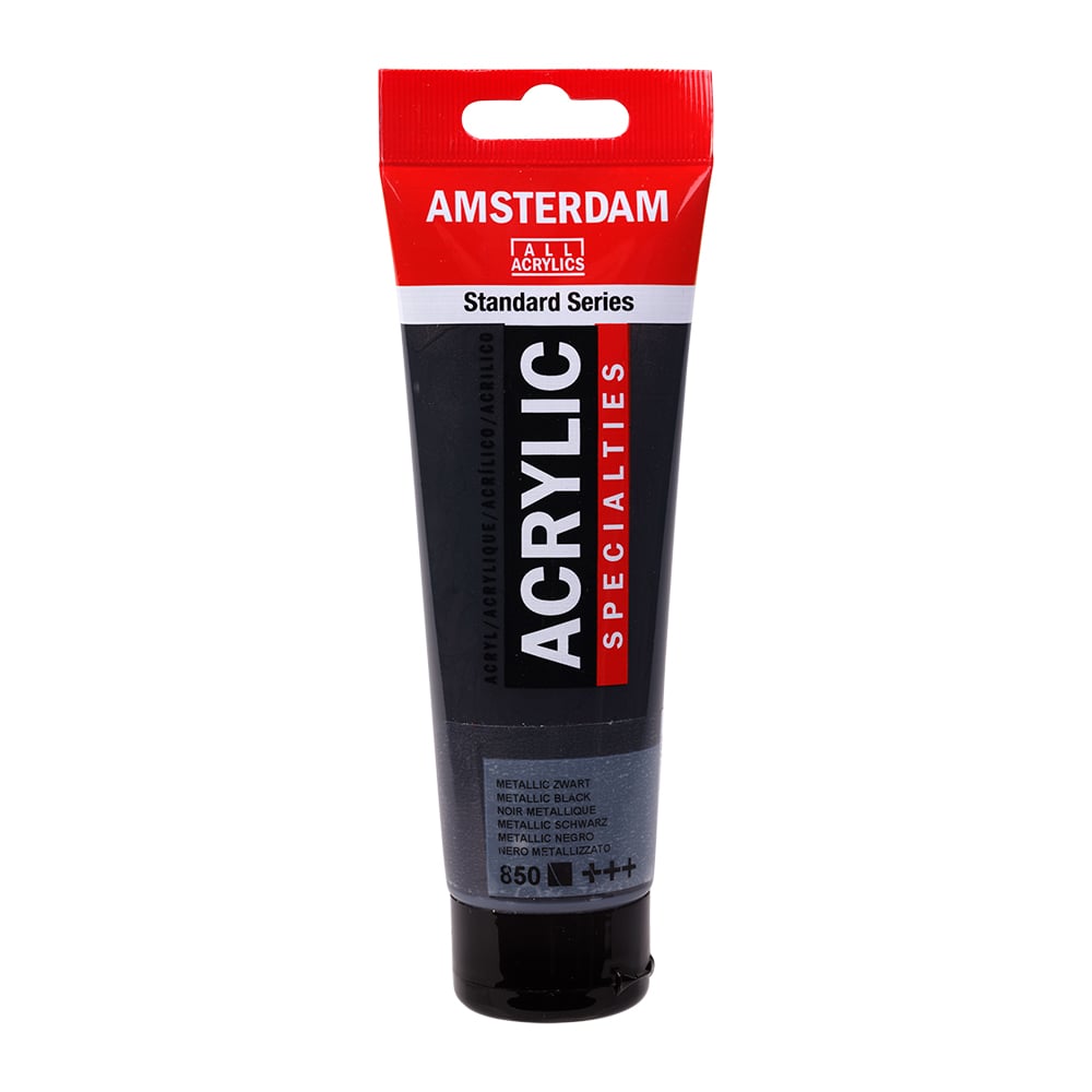 Talens Amsterdam Acrylic 120 ml 850 Metallic Black